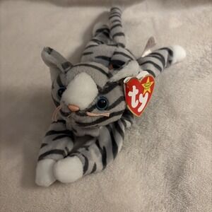 TY Beanie‎ Baby Retired Prance The Cat 1997 With Tags